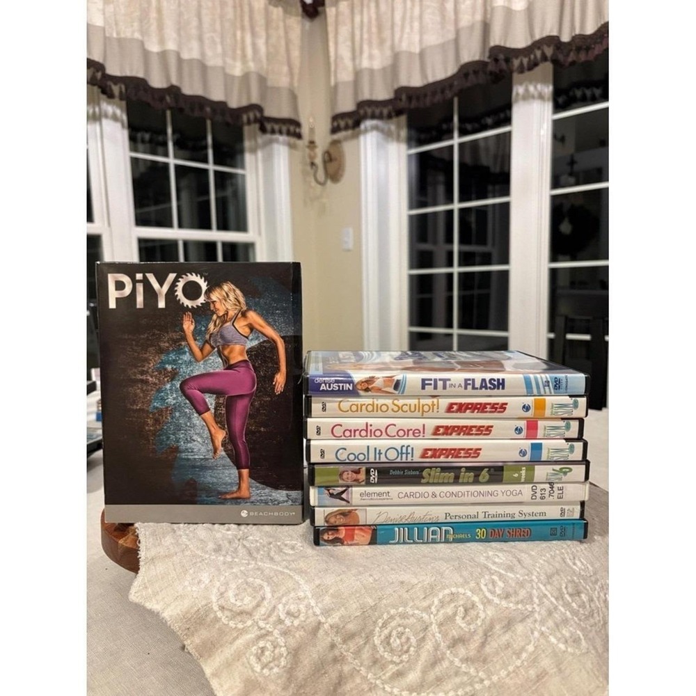 Denise Austin, Beachbody PiYo, Slim in 6, Jillian Michaels Workout DVD Sets